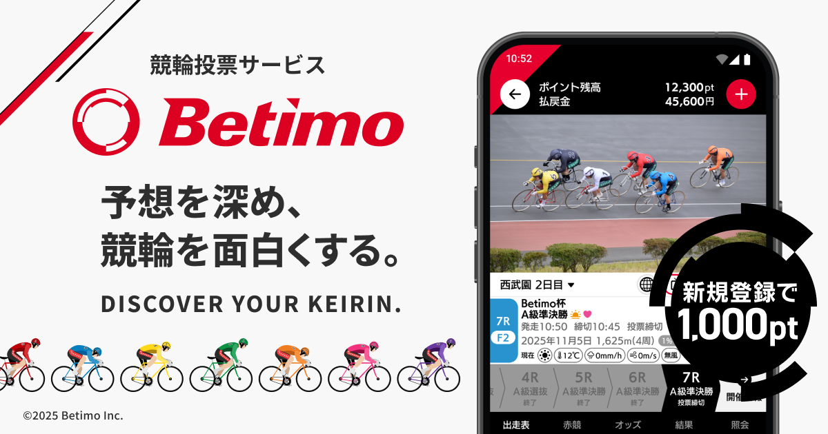 競輪投票サービスBetimo